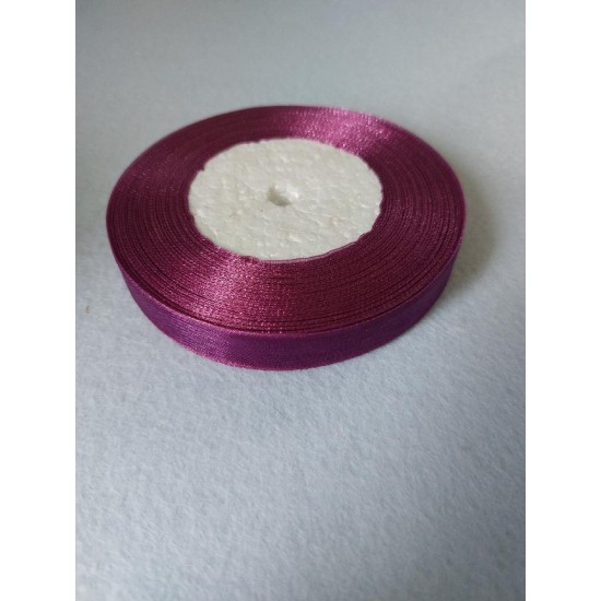 Лента капроновая однотонная ш.12мм*45,5м/ цв.сливовый